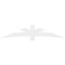 Ekena Millwork Alberta Architectural Grade PVC Gable Bracket, 96"W x 20"H x 2"D x 6"F, 5/12 Pitch GBP096X20X0206ALB00 - alternate 2